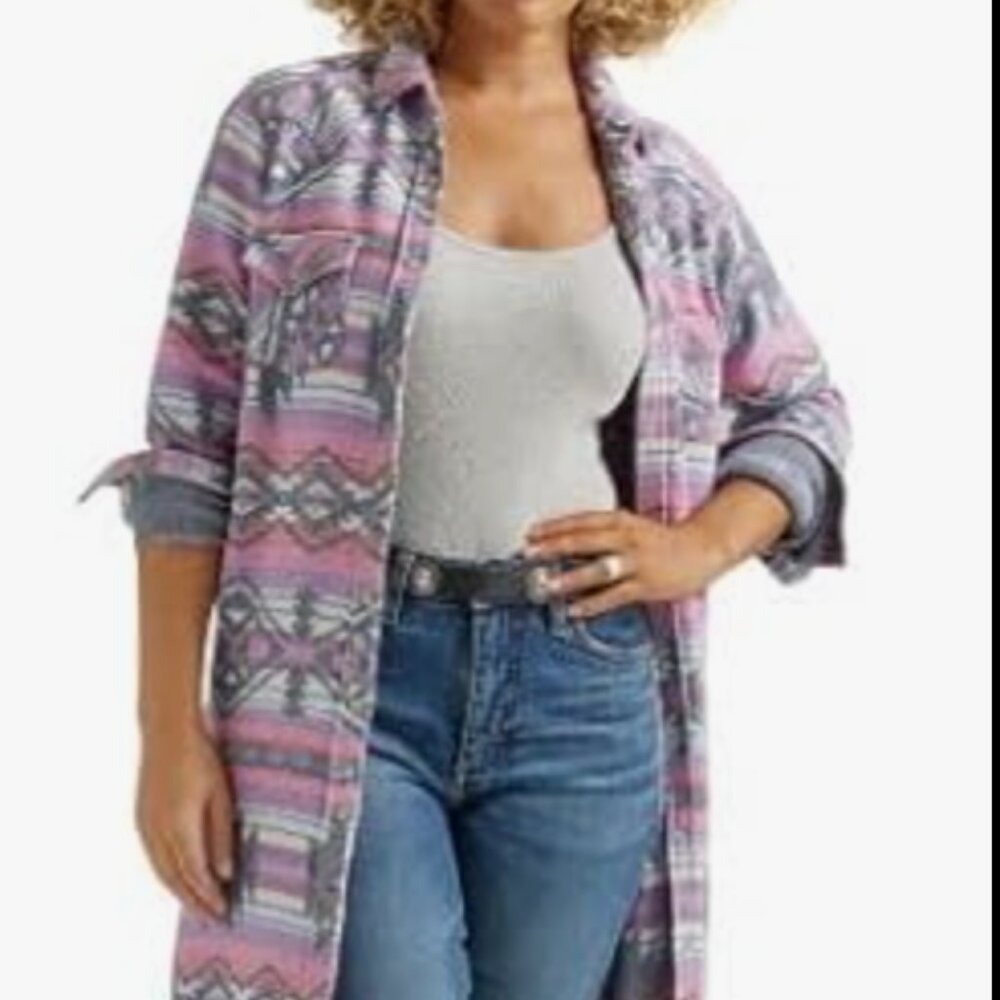Wrangler Women's Retro Americana Duster Dress Size Small